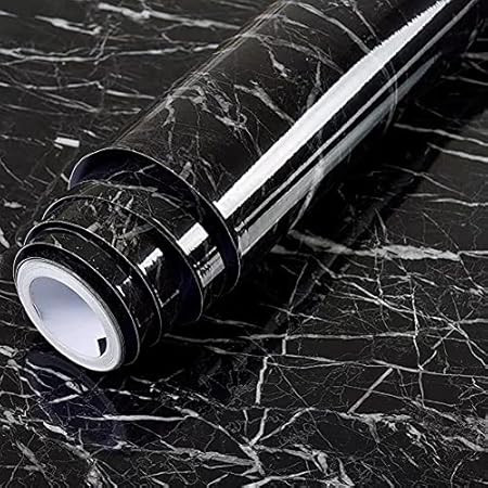 Black Marble Contact Paper | Amazon (US)