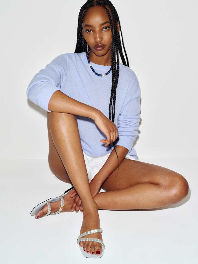 Shoshana Flat Sandal | Reformation (Global)