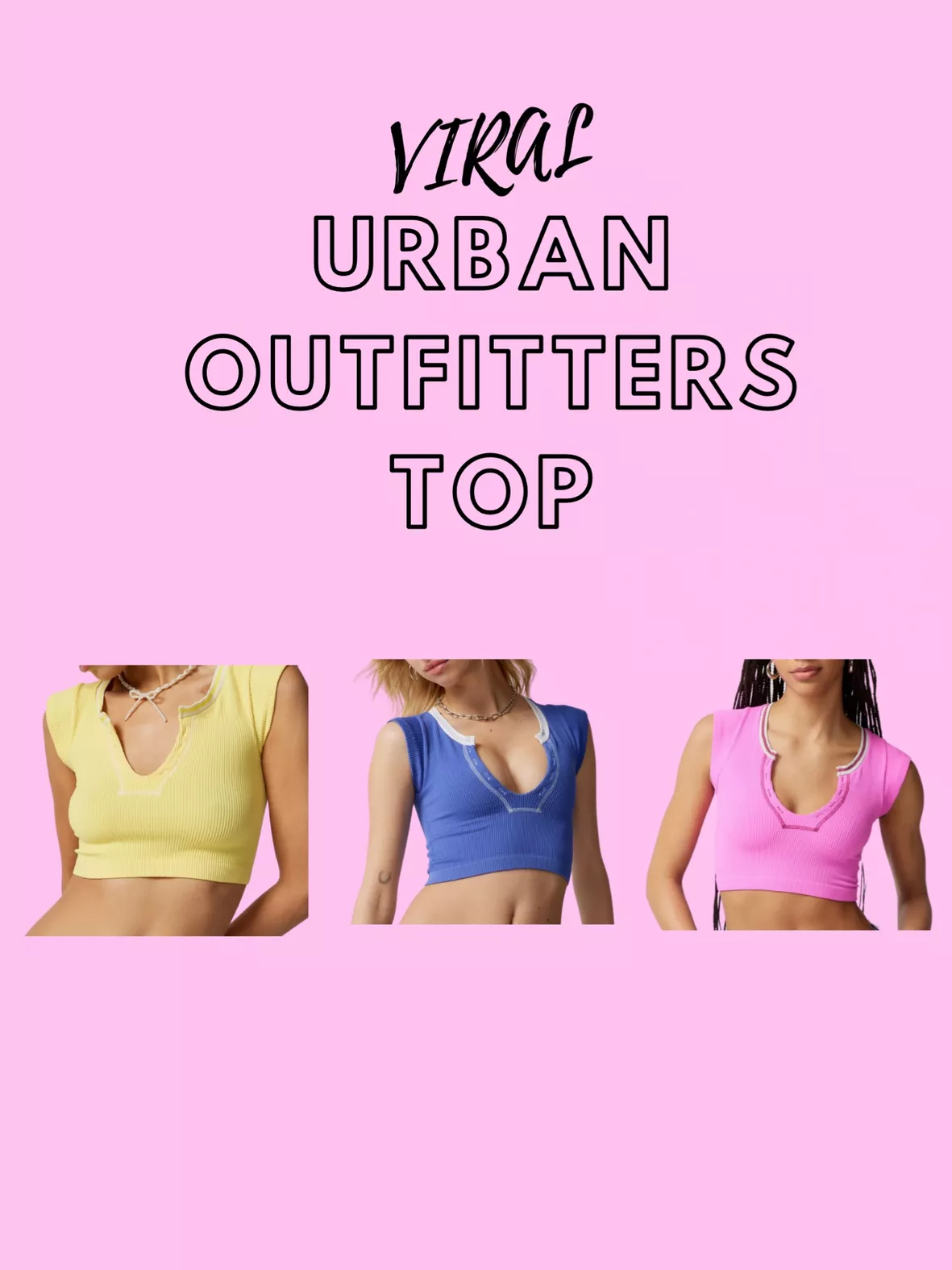 NEW Urban Outfitters Out From Under Go For Gold Seamless Top in Teal XS/