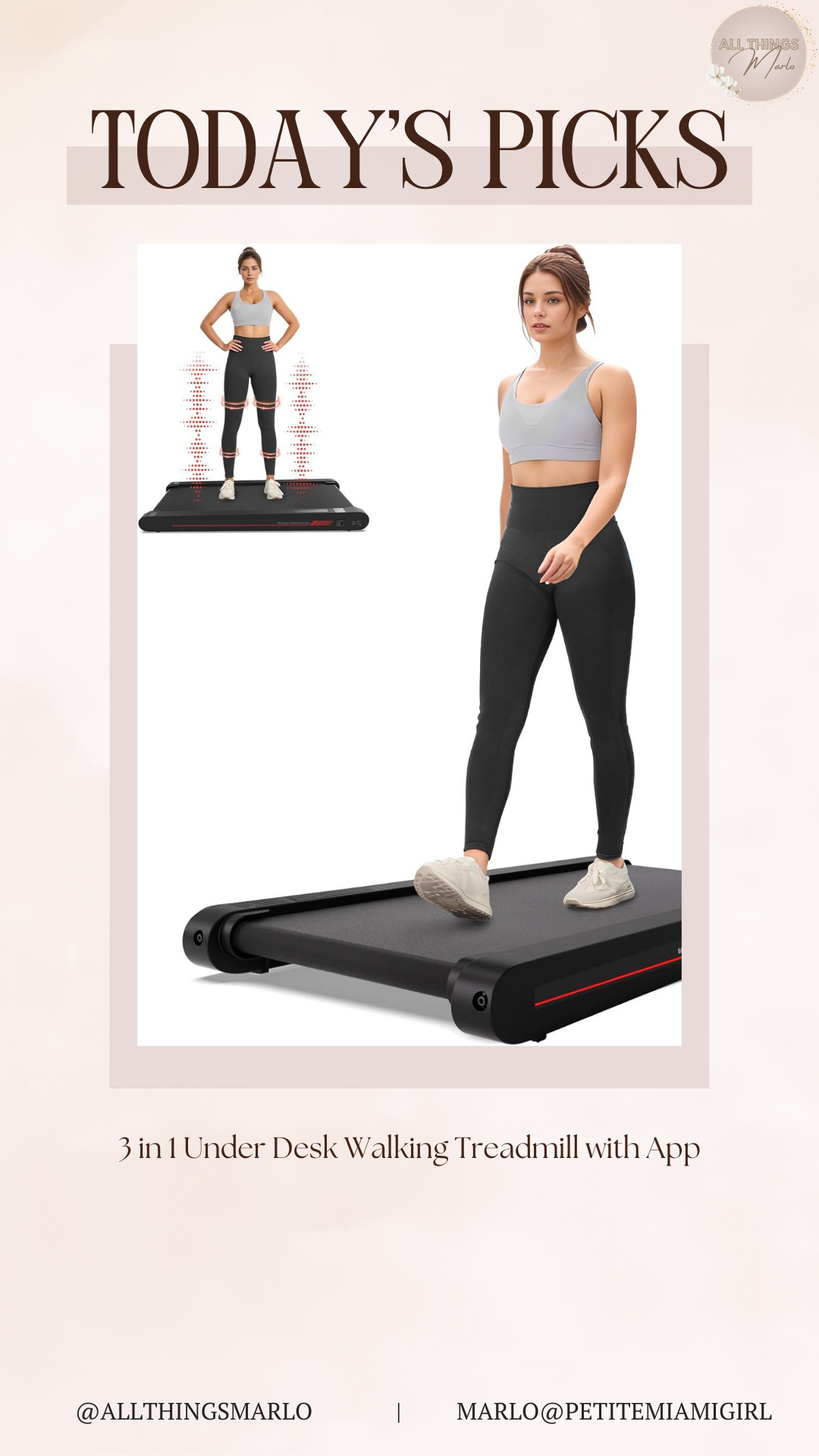 3 in 1 Under Desk Walking Treadmill with App 

 #LTKActive #LTKPetite