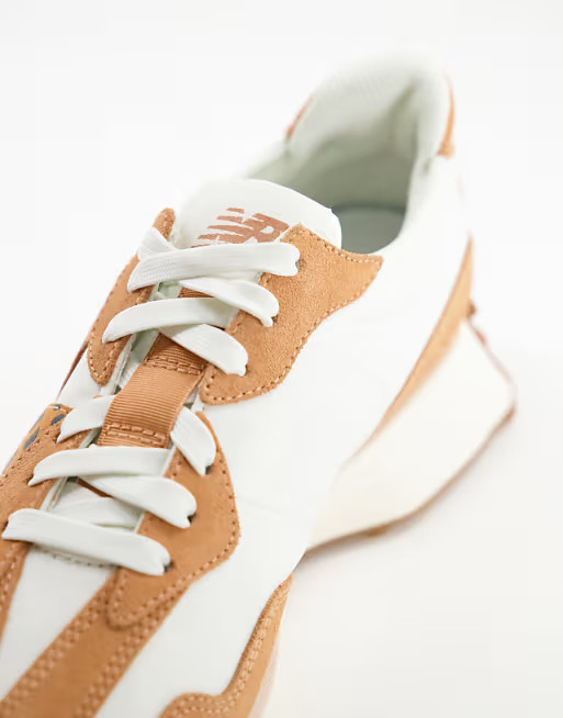 New Balance 327 sneakers in tan and leopard | ASOS (Global)