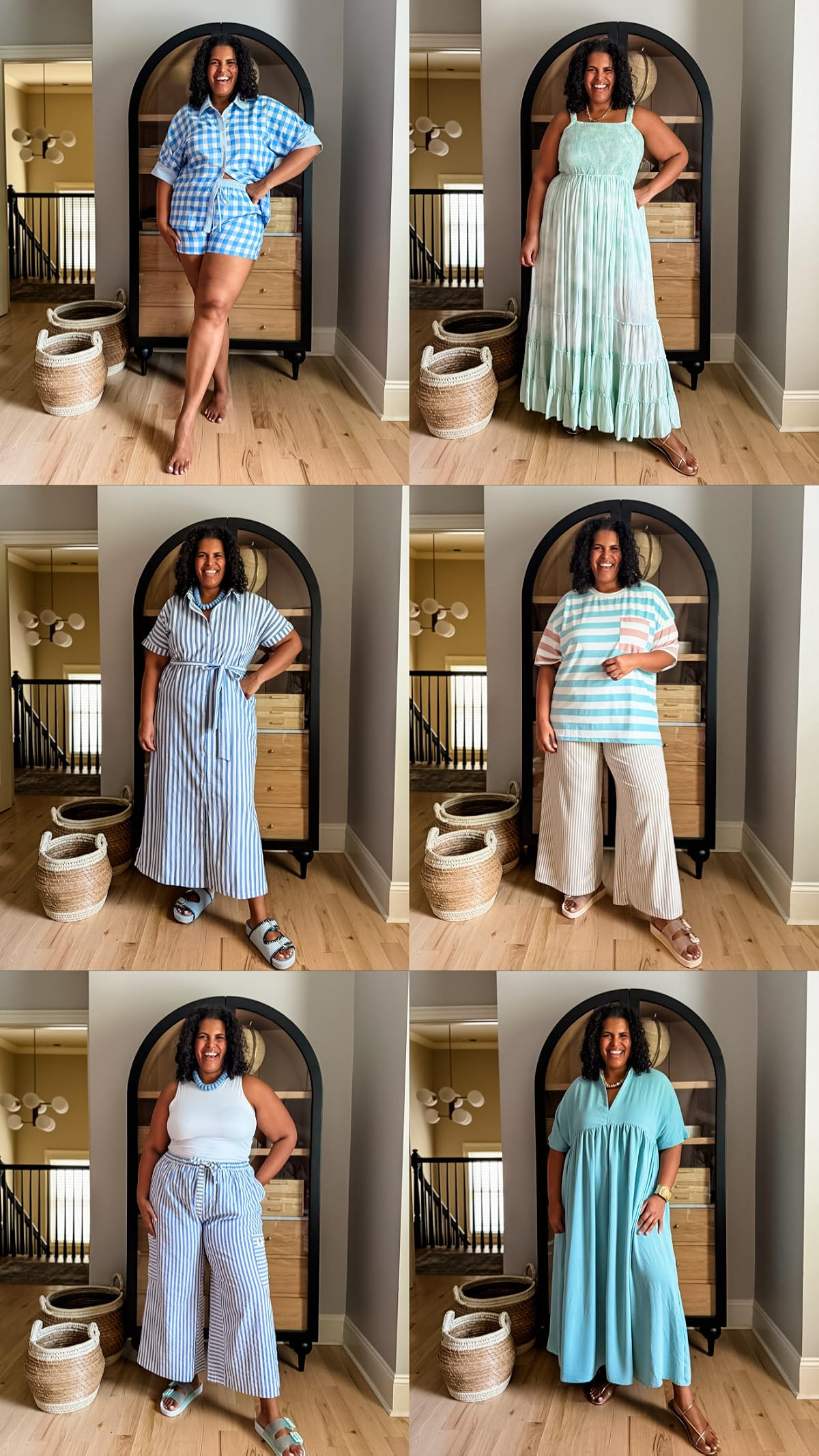 Wearing xxl in almost everything and 1x in dress in upper right (full size down) #summerstyle #amazonfinds #plussize 

 #LTKootd #LTKOver40 #LTKPlusSize