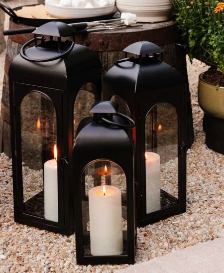 The best outdoor lanterns we’ve used for years! The lanterns come in three different sizes. 

Walmart, Better homes and gardens, outdoor decor 

#LTKSeasonal #LTKhome