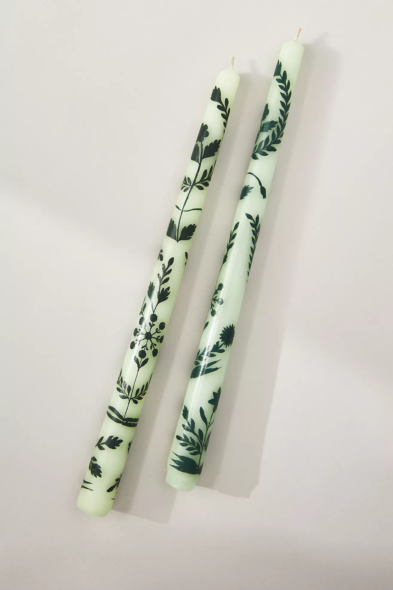 Ananda Handpainted Taper Candles, Set of 2 | Anthropologie (US)