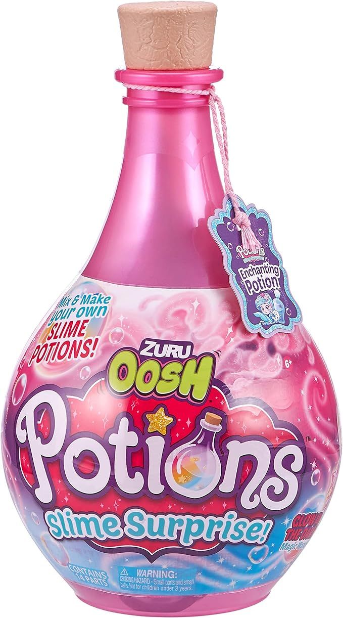Oosh Slime Potions Lab Surprise DIY Slime Kit Pink- Discover Magical Fluffy Putty Slime Recipes f... | Amazon (US)