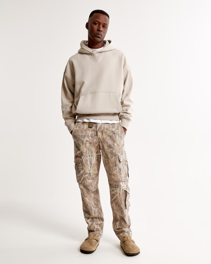 Essential Premium Heavyweight Popover Hoodie | Abercrombie & Fitch (US)