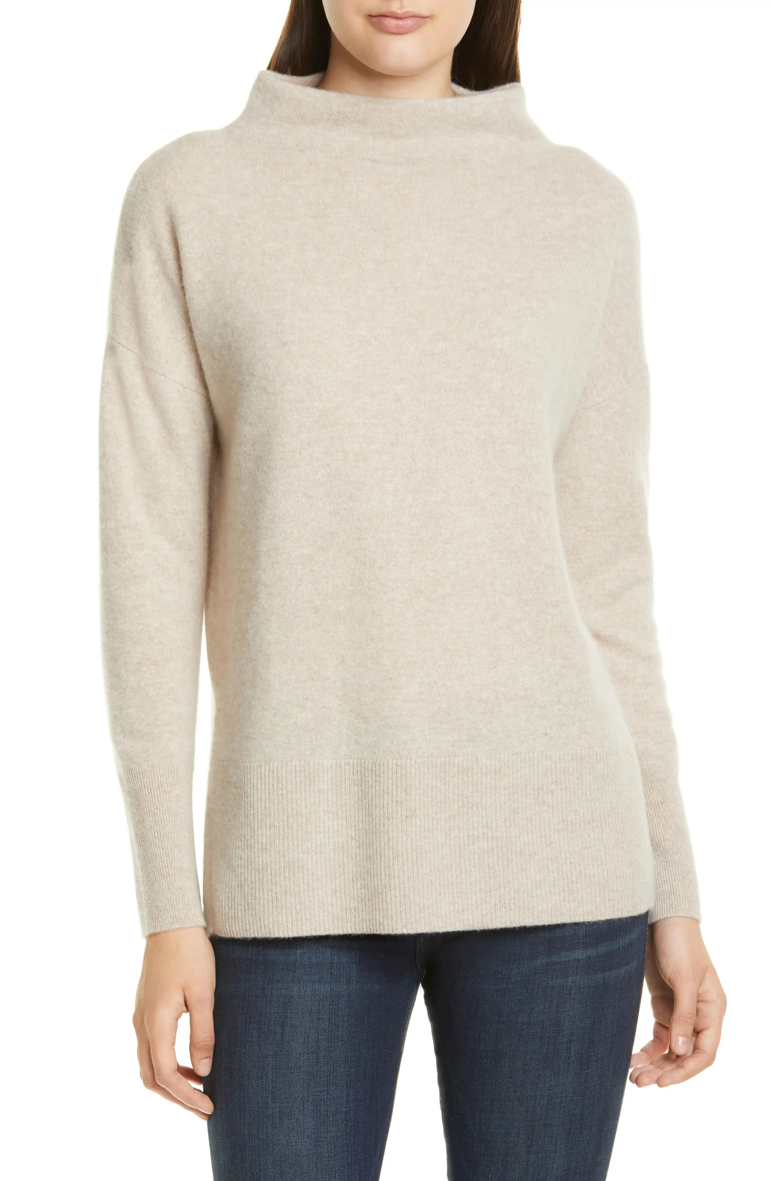 Funnel Neck Cashmere Sweater | Nordstrom