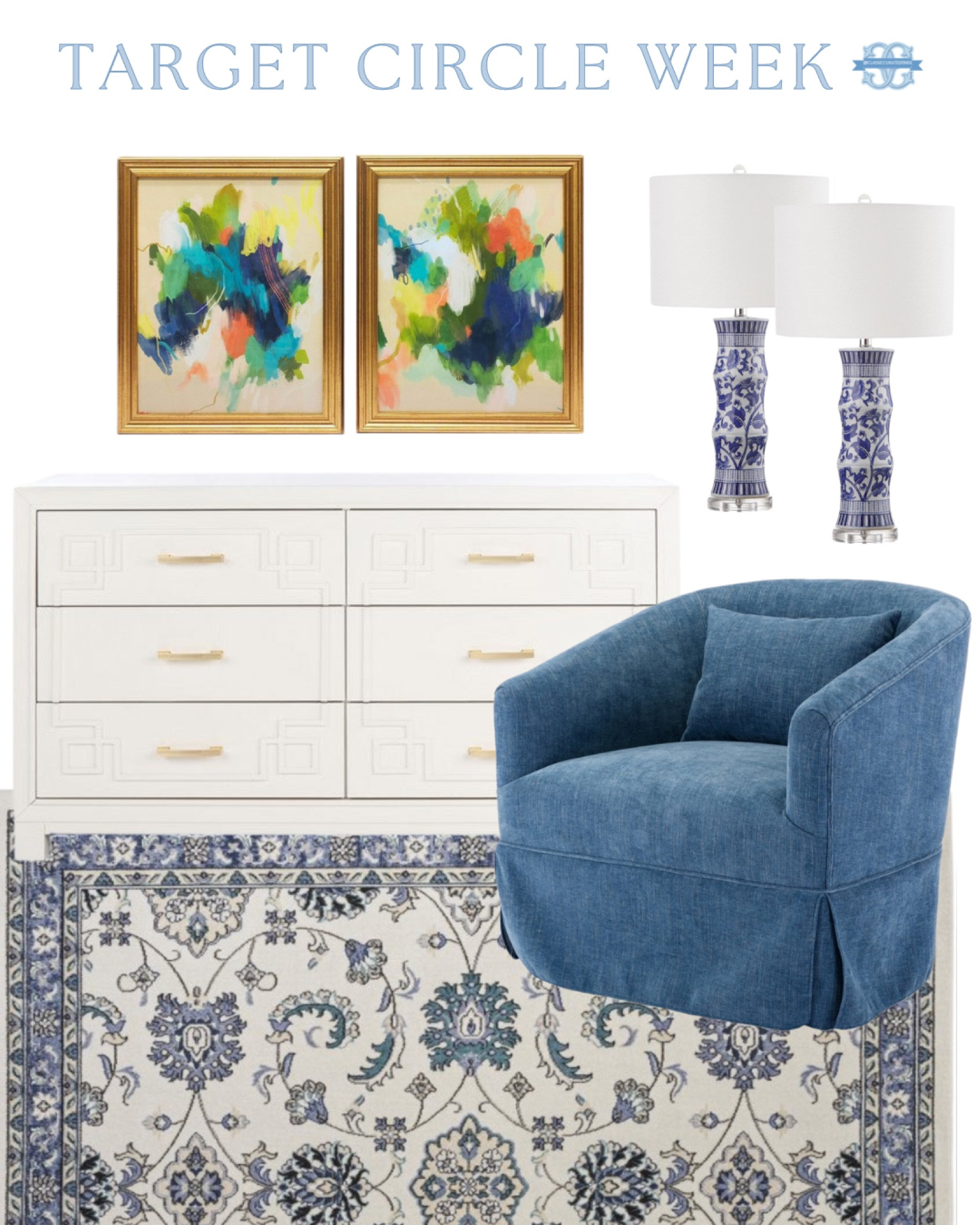 Target Circle Week home decor deals💙

Home Decor, Target Circle Deal, Grandmillennial, Dresser, Swivel Chair, Rug

#LTKsalealert #LTKhome