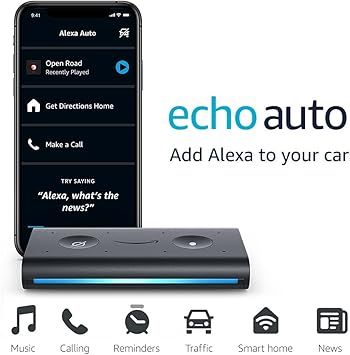 Echo Auto-  Keep your eyes on the road and let Alexa play music, make phone calls, and more | Amazon (US)