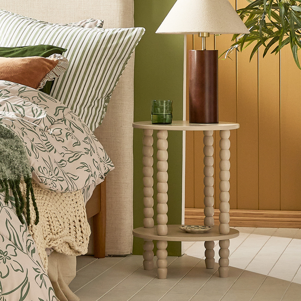 Mei 2 Tier Round Side Table [HABLMEIST25B] | Pillow Talk AU