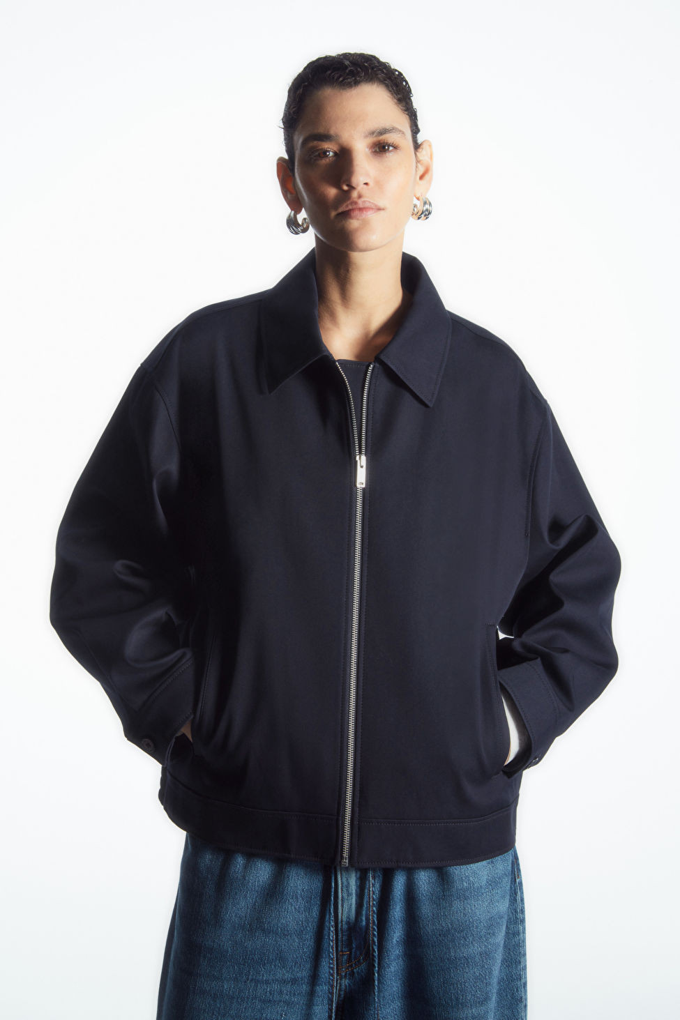 COLLARED COTTON JACKET | COS (EU)