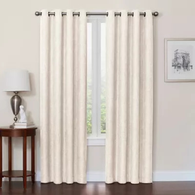 Quinn Grommet Top 100% Blackout Window Curtain Panel | Bed Bath & Beyond | Bed Bath & Beyond