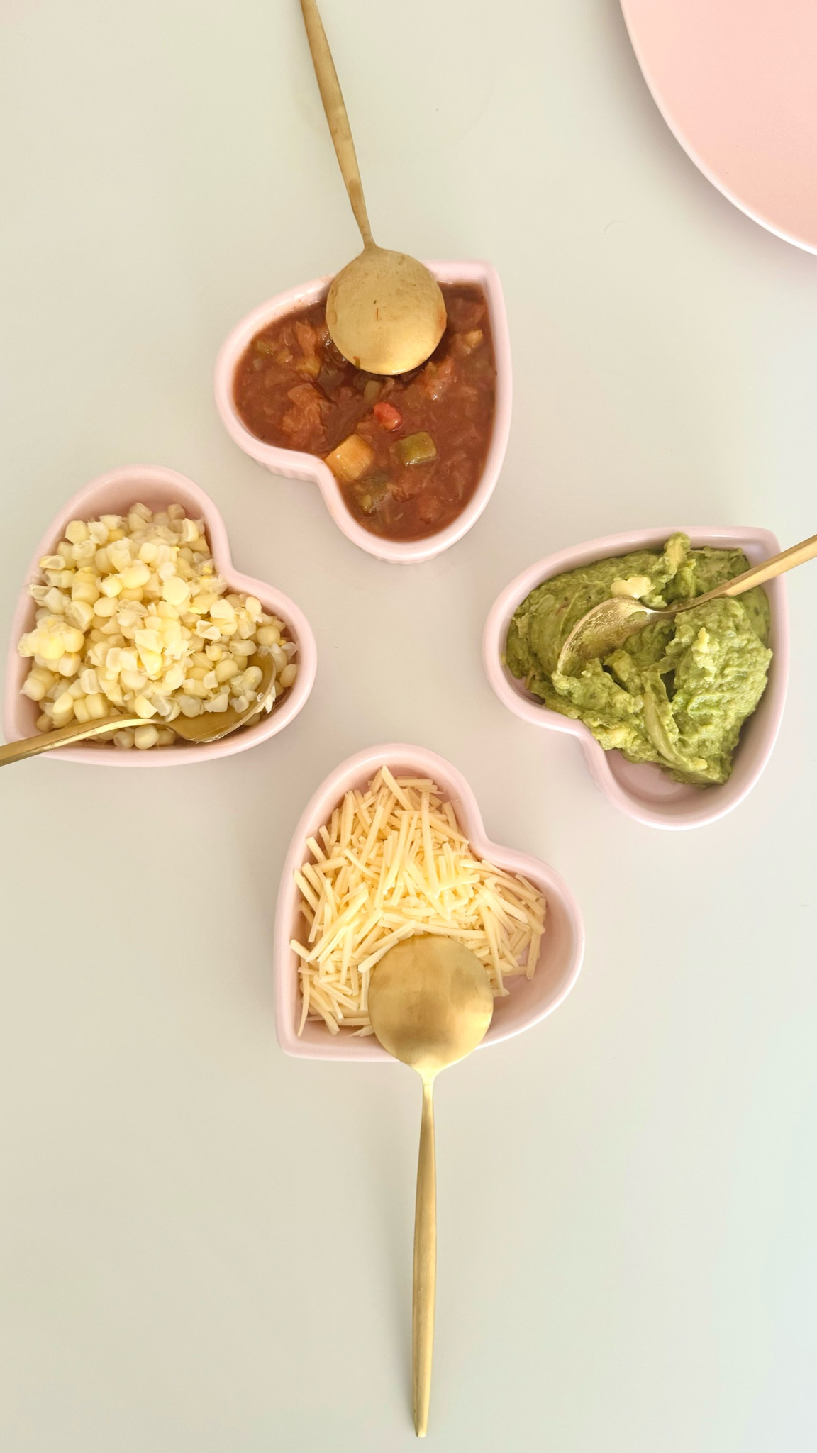 Taco Tuesday ready with this pink heart-shaped ramekin set and matching pink dinner plates 💗

#LTKHome #LTKFindsUnder50