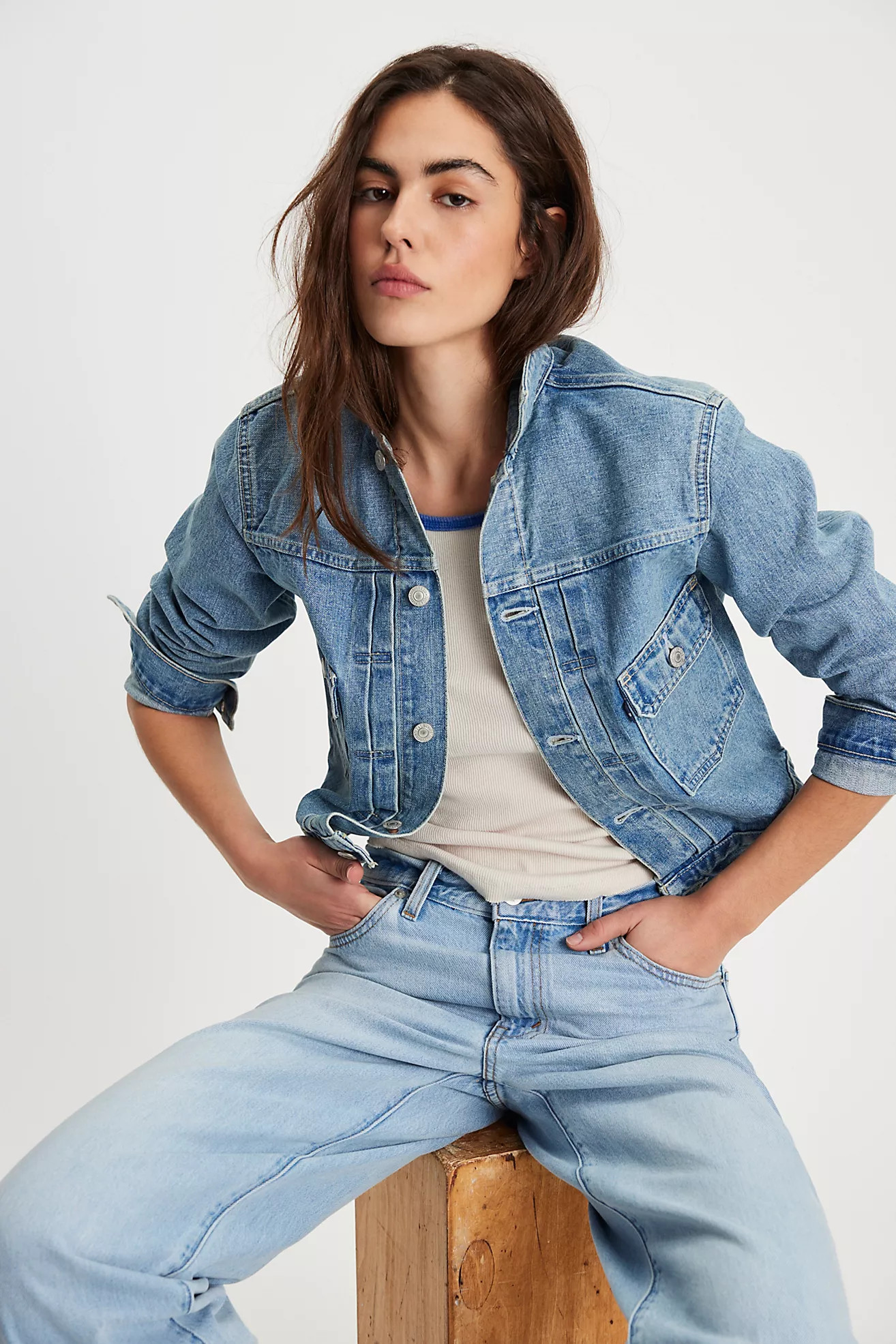 Levi's Classic Type II Trucker Jacket | Free People (Global - UK&FR Excluded)
