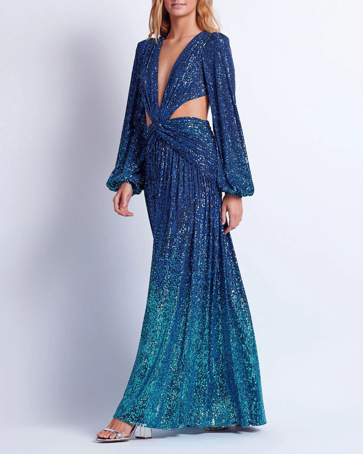 OMBRE SEQUIN GOWN | PatBO