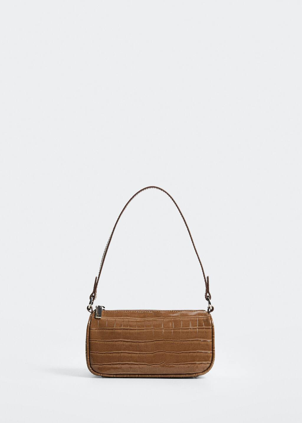 Croc-effect bag -  Women | Mango USA | MANGO (US)