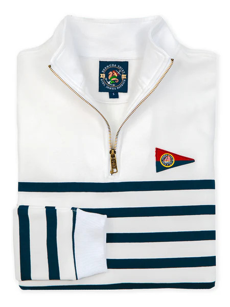 Saltwater Striped Quarter Zip - Women's | Kiel James Patrick