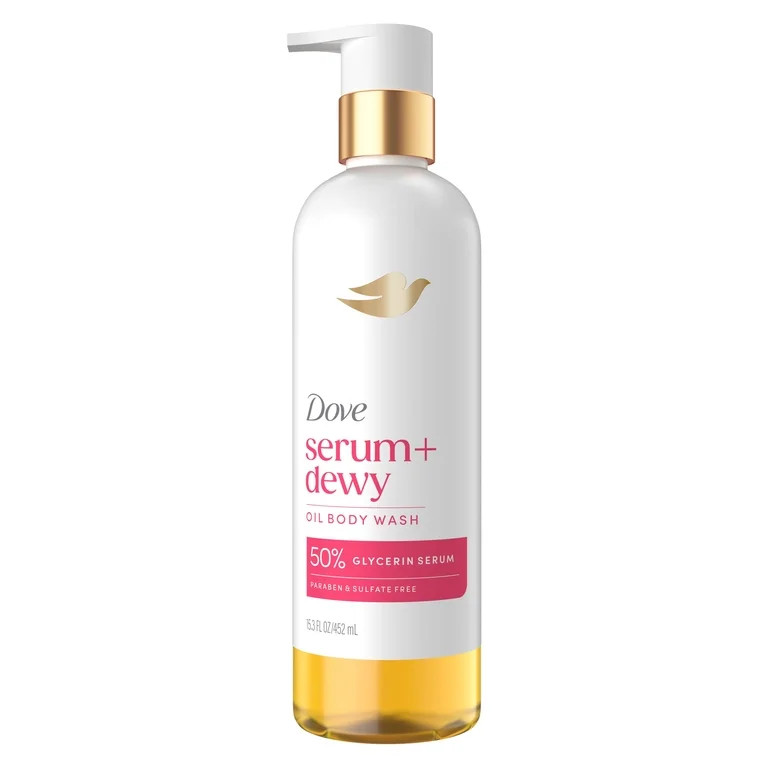 Dove Coconut & Geranium Oil Body Wash for Women Serum + Dewy for Hydrated & Repaired Skin, 15.3 f... | Walmart (US)