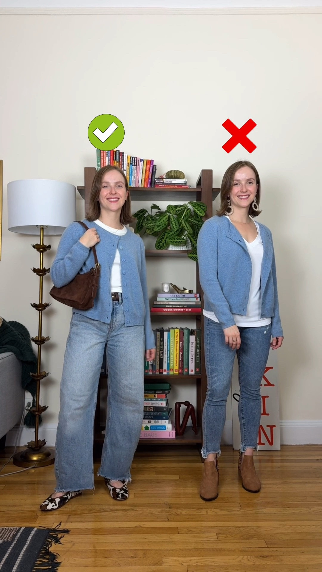 Millennials outfit makeover
Size up 1 in cardigan
25 short barrel jeans

#LTKSaleAlert #LTKPetite #LTKSeasonal
