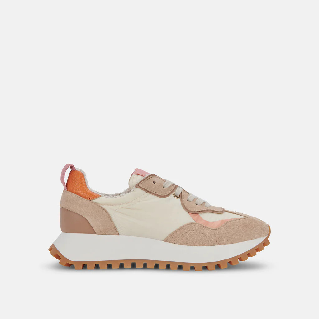 DOLCE VITA x GREATS REUBIN SNEAKERS DUNE MULTI NYLON | DolceVita.com