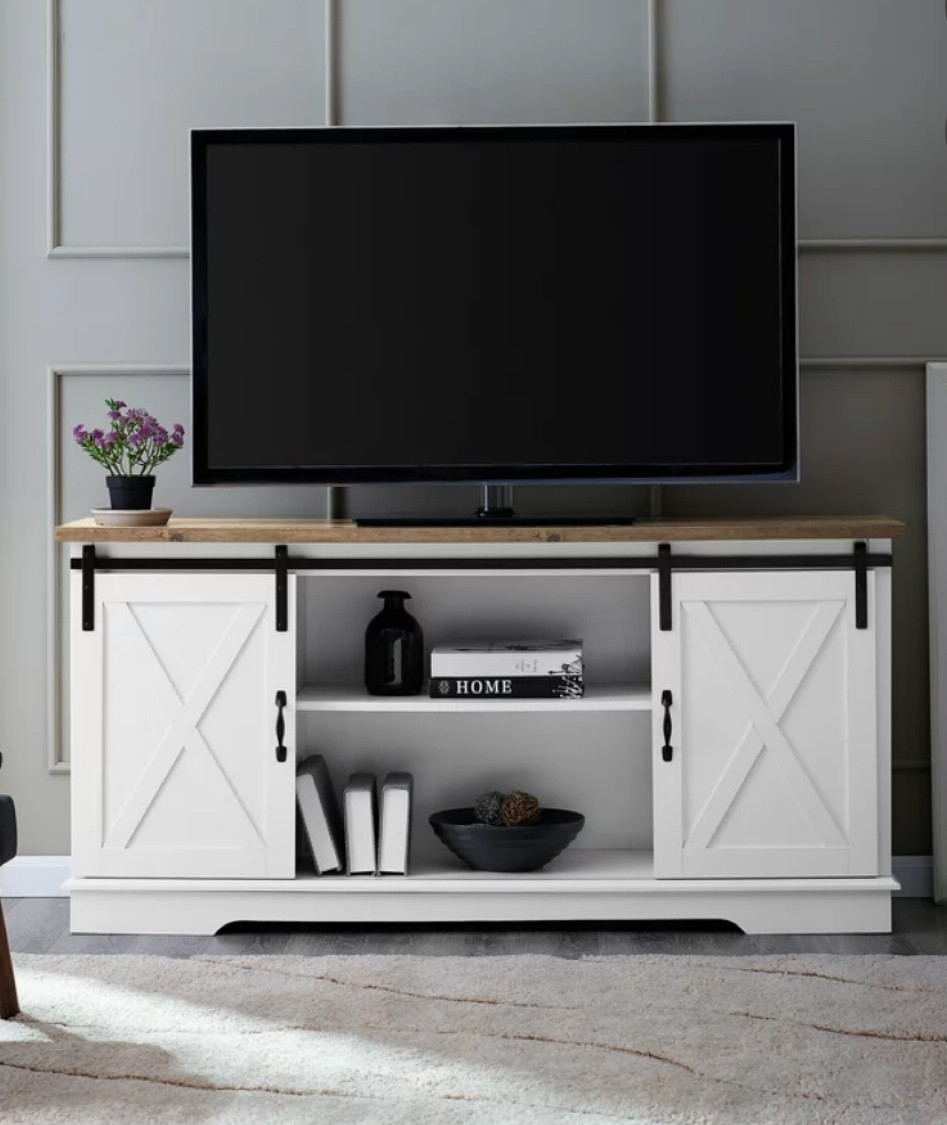 $224 (originally $409) Modern Farmhouse Sliding Barn Door TV Stand ✨ Comes in many different colors…click below to shop!! 🤍 #walmart #deals #sales #furniture #walmartdeals #tv #tvstand 

Walmart, tv stand, home decor, home furniture, living room, bedroom, dining room, rug, home renovation, living room furniture, tv stand with doors, tv stand, redecorate, Walmart furniture, deals, sale, favorites, home favorites, home must haves

#LTKsalealert #LTKhome #LTKFind
