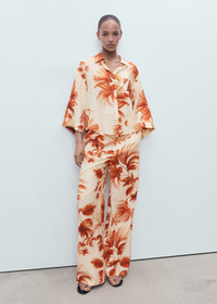 Click for more info about Palm-tree shirt with three-quarter sleeves