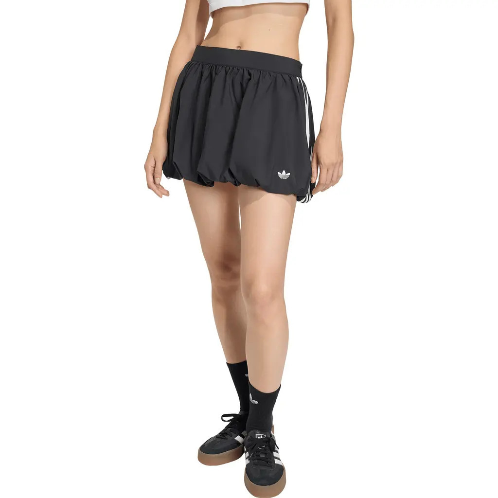 adidas Originals 3-Stripes Balloon Skirt in Black at Nordstrom, Size 2 | Nordstrom