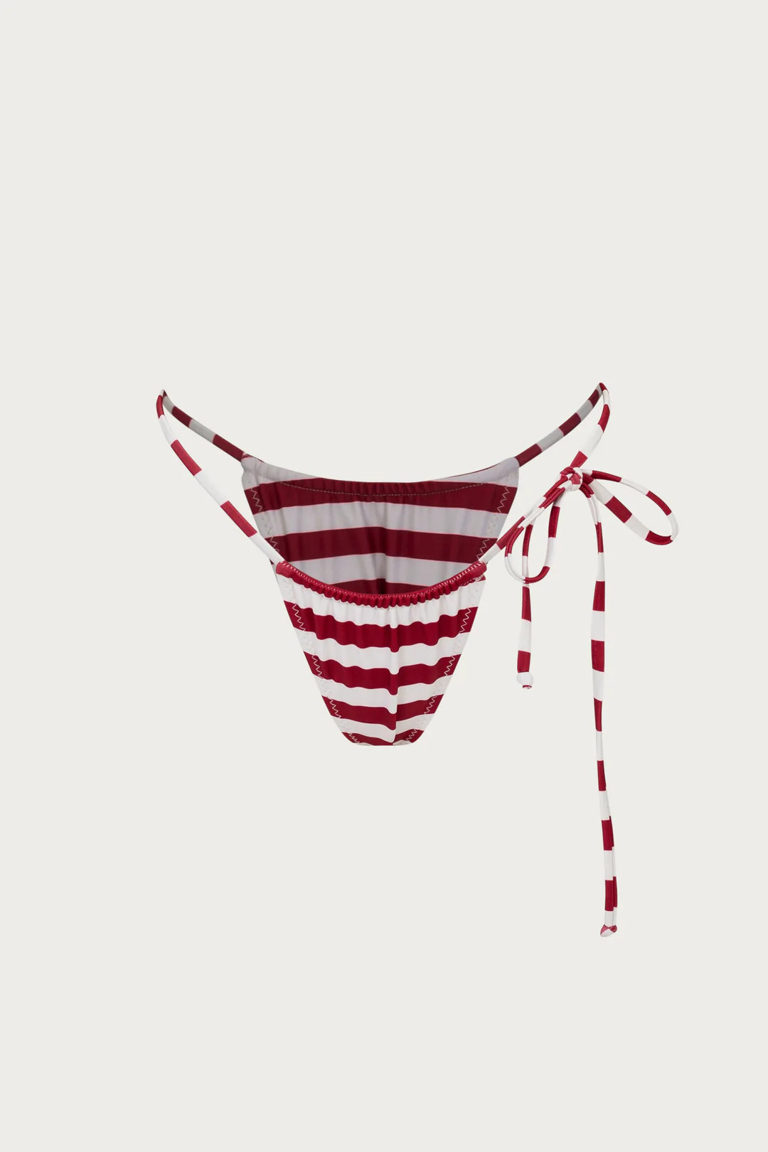 String Bottom (burgundy stripe) | SAME