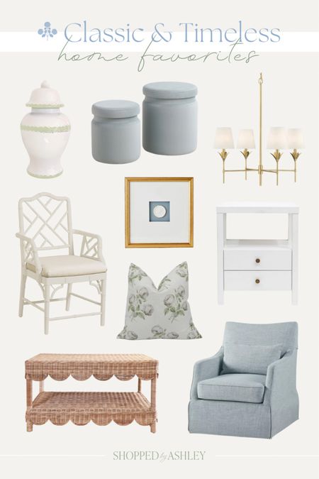 A mix of budget friendly and splurge worthy pieces that can be used in several different spaces! 

Classic home, timeless home, Grandmillennial, coastal grandmother, ginger jar, intaglio art, scallop coffee table, look for less, dusty blue 

#LTKhome #LTKstyletip
