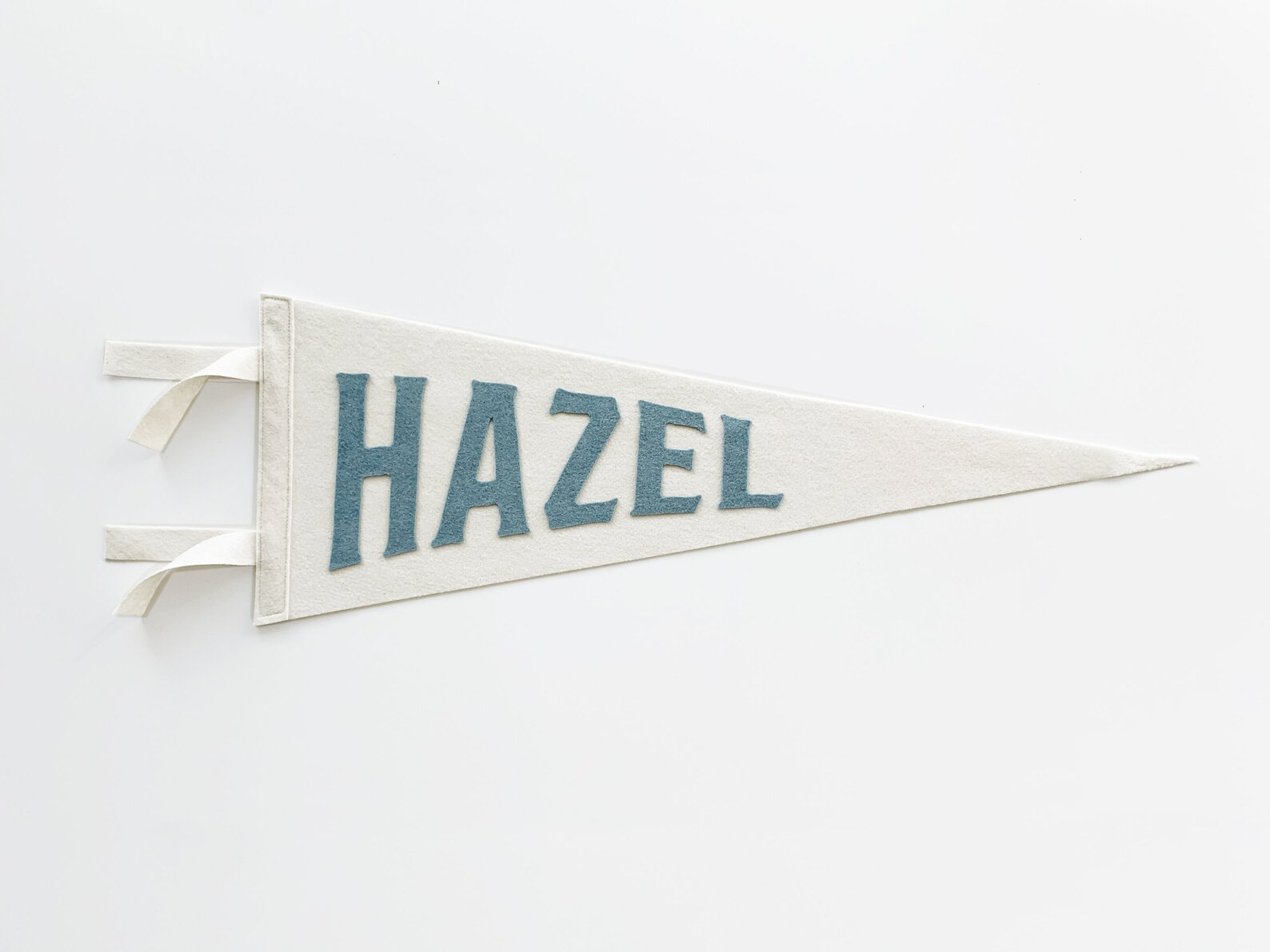 HAZEL PENNANT Custom Name Wool Felt Pennant Flag Vintage - Etsy | Etsy (US)