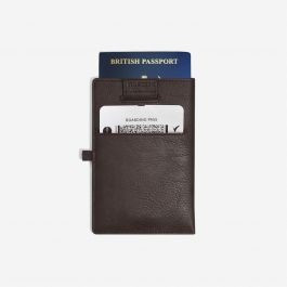 Brown Passport Sleeve | Stackers