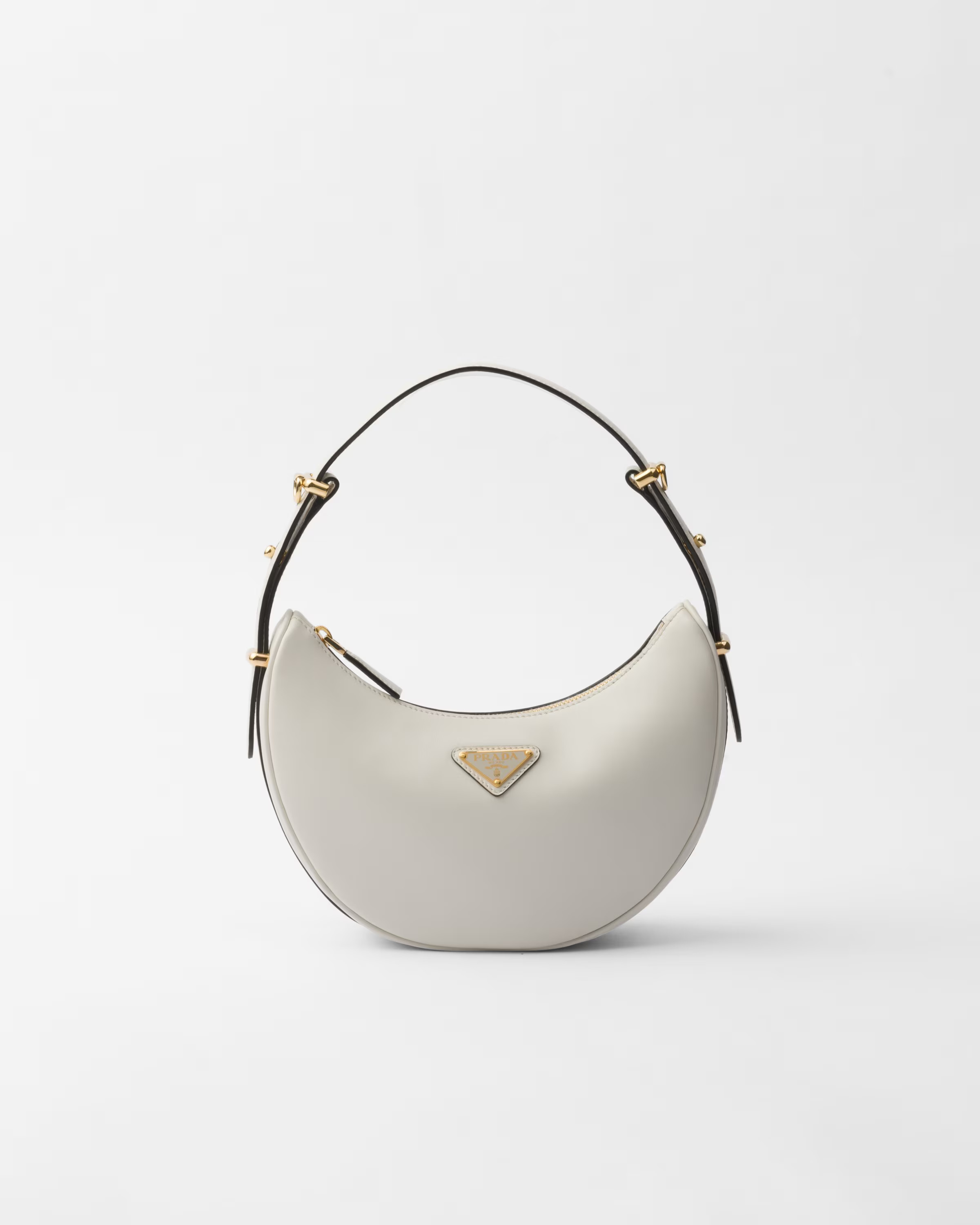 Prada Arqué leather shoulder bag | Prada US