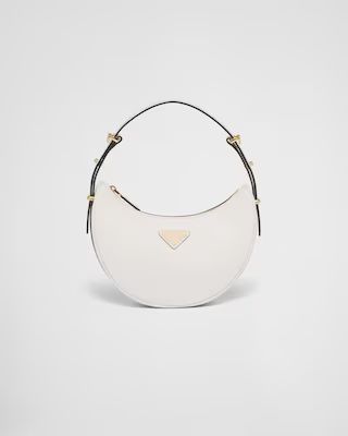 Prada Arqué leather shoulder bag | Prada Spa US