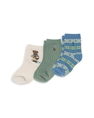 Ralph Lauren Boys' Crew Socks, 3 Pack - Baby Kids - Bloomingdale's | Bloomingdale's (US)