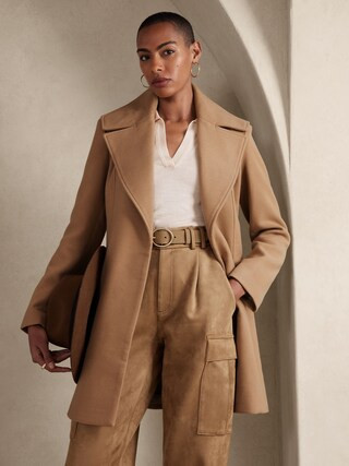 Tie-Waist Coat | Banana Republic Factory