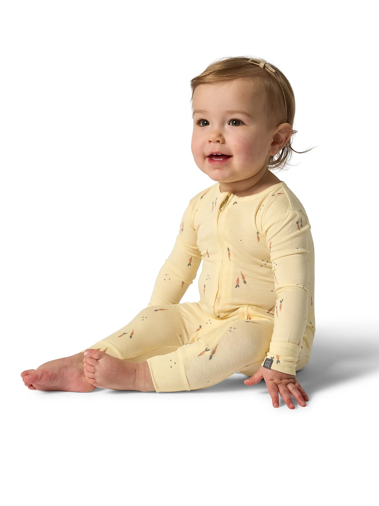 Modern Moments by Gerber Baby & Toddler Neutral Super Soft Easter One-Piece Pajama, Sizes 0/3 Mon... | Walmart (US)