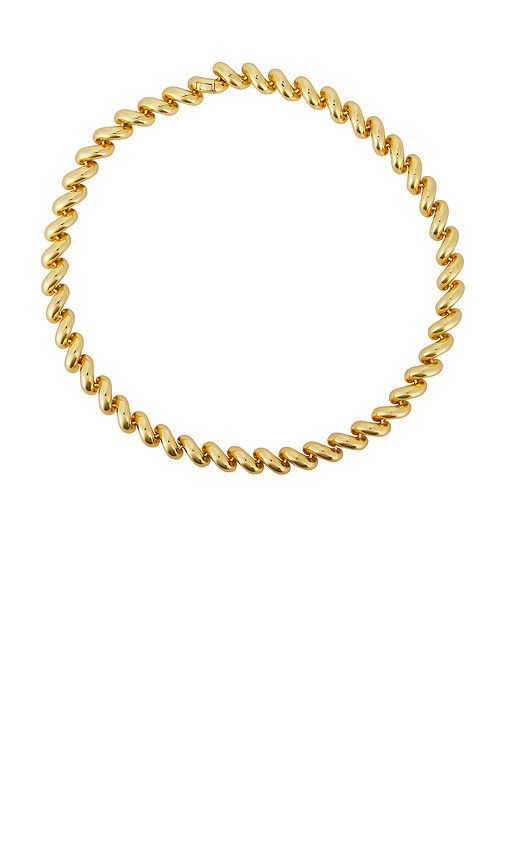 Eddie Borgo Torsade Necklace in Metallic Gold. | Revolve Clothing (Global)