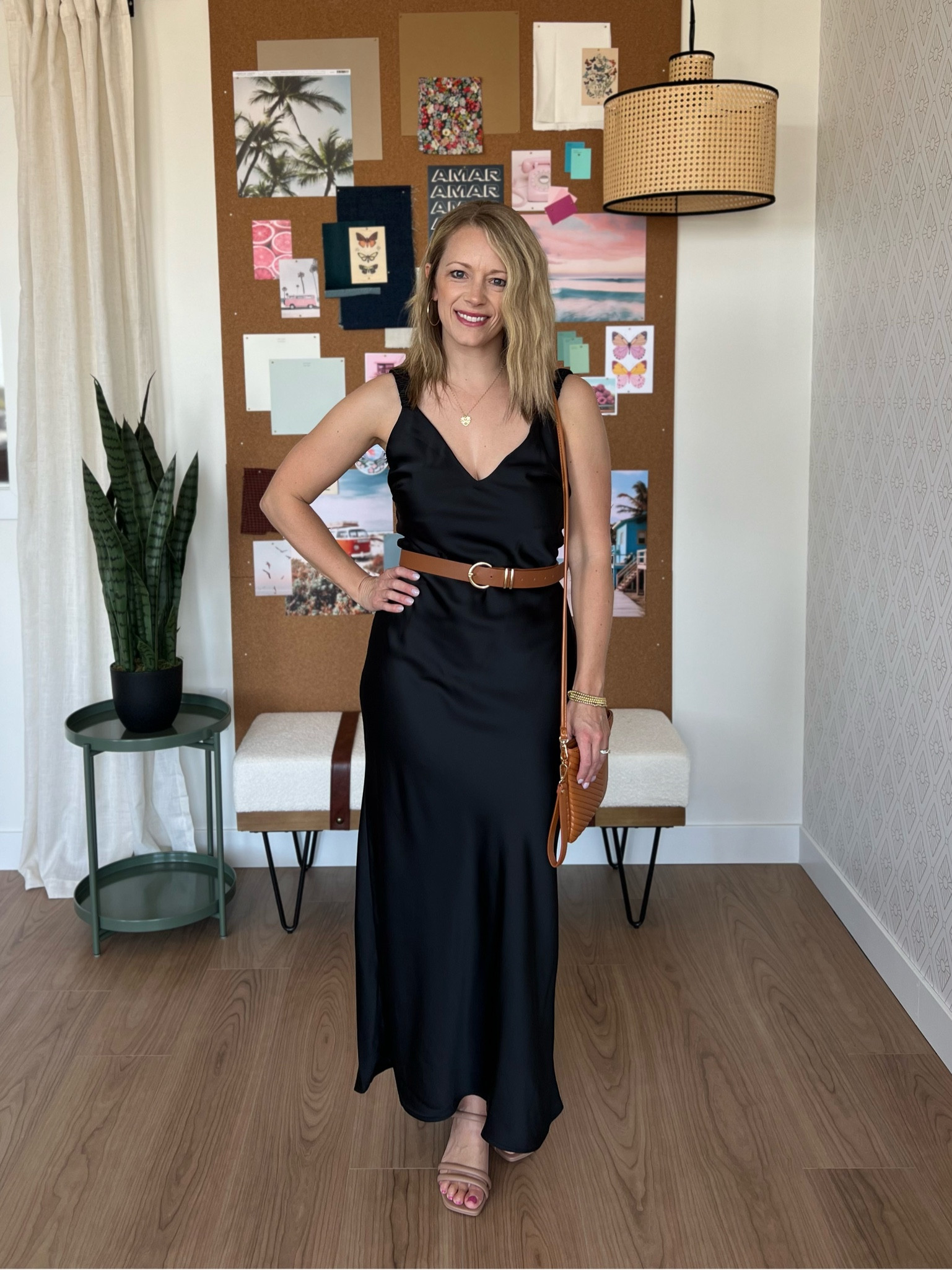 This silky black Target dress is 10/10!  In a size small. 

#LTKfindsunder50 #LTKSeasonal #LTKstyletip