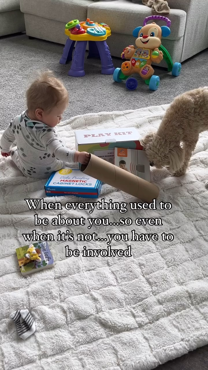 It’s baby proofing time! Lil bro has just in the past couple weeks gone from just sitting, to standing, and now crawling! And getting into everything! 😆

I, of course, am the self-appointed helper and sniff out every box that arrives on our porch 🫡

I’ll leave the links to what we’re using in my stories if you or a fren are interested! 🍼
.
.
.
.
#dogsister #newmommy #newmomlife #babyproof #babyproofingtime #crawlingbaby #babysafety #dogtraining #dogmom