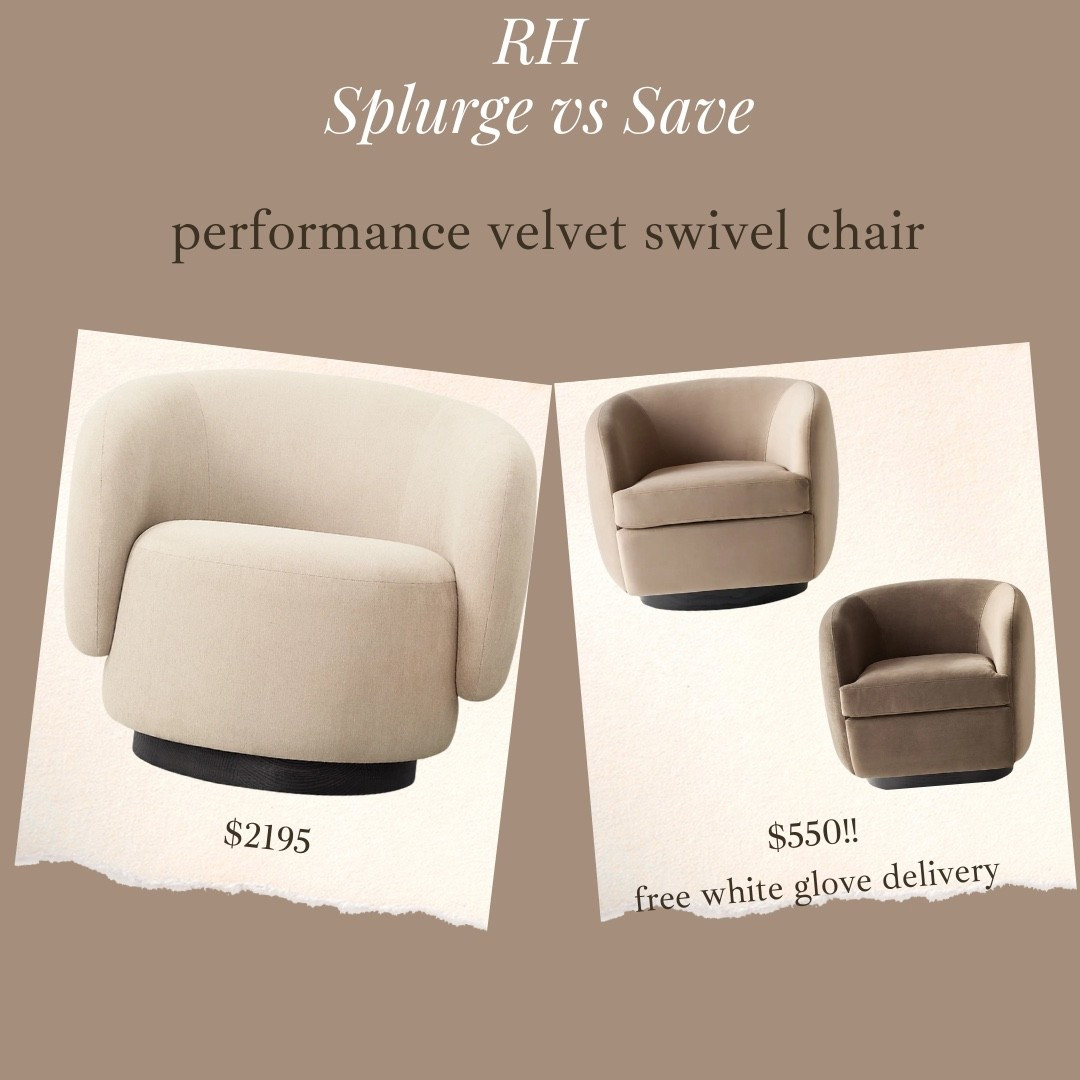 Best priced performance velvet swivel chair is back online 🚨🚨 quince launched this awhile ago and it sold out in less than 2 days! Both colors back in stock/ preorder! 

#LTKStyleTip #LTKHome #LTKSaleAlert