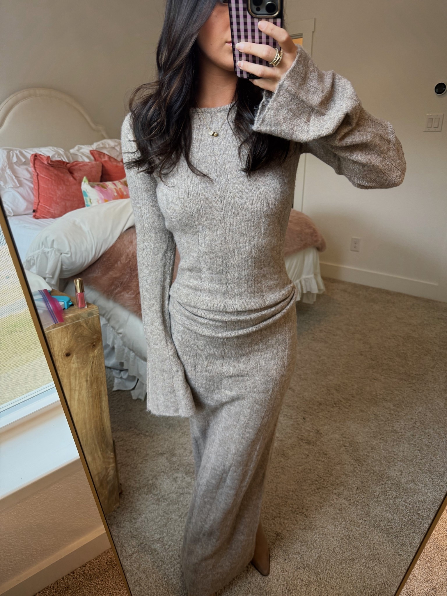 Obsessed with this knit dress from pretty little thing. Only $30 and so comfy yet can be dressed up or down. Has the prettiest open back as well. Tagged some similar suede boots!!

#LTKHoliday #LTKootd #LTKFindsUnder50