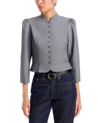 Kaelani Button Front Peplum Jacket | Bloomingdale's (US)