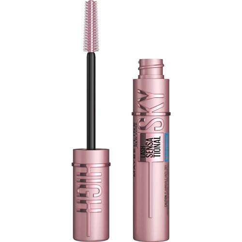 Maybelline Lash Sensational Sky High Waterproof Mascara Makeup, Volumizing, Lengthening, Defining, Curling, Multiplying, Buildable Formula, Brownish Black, 1 Count | Amazon (US)