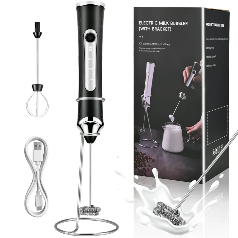 BUSATIA Rechargeable Handheld Milk Frother | Walmart (US)