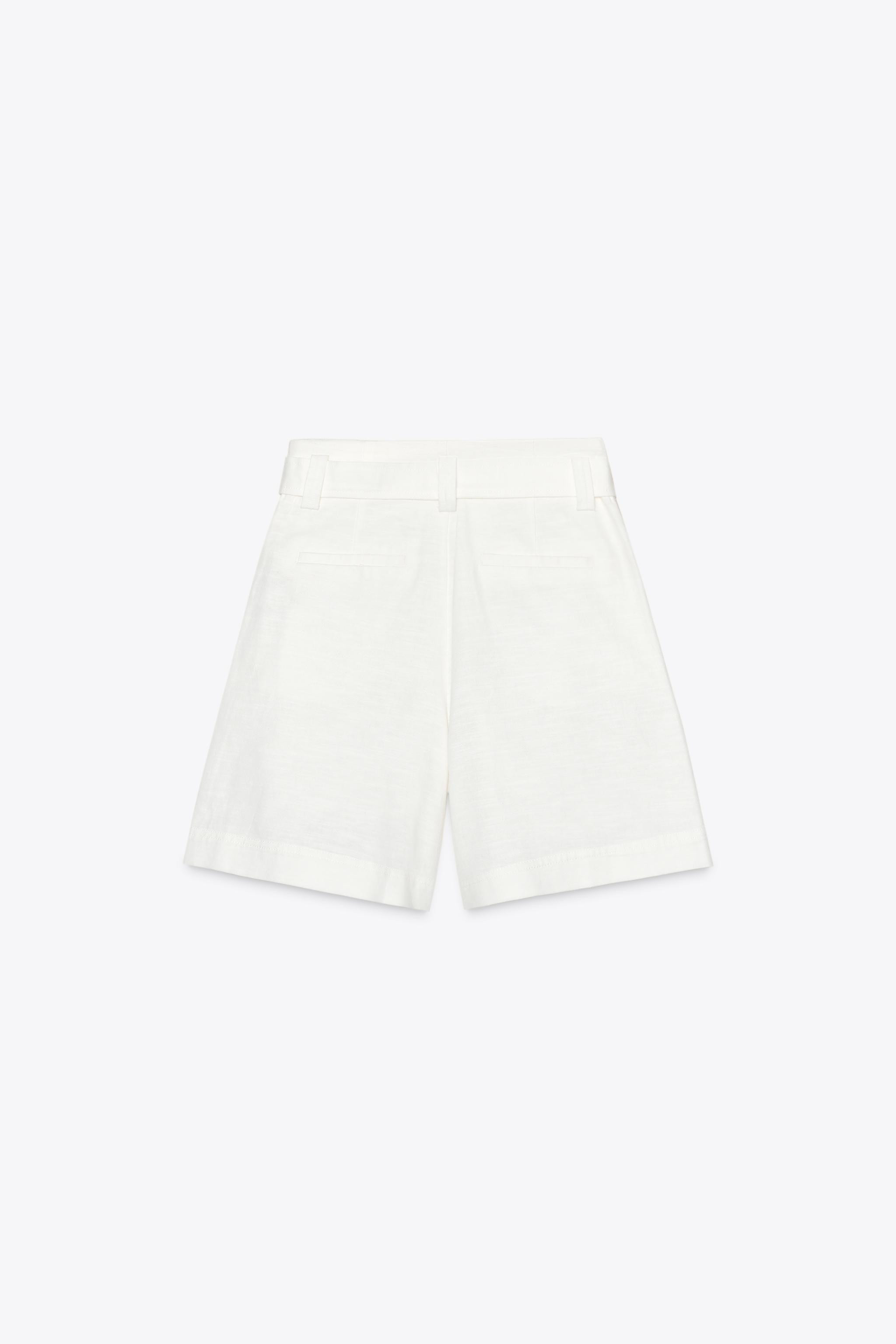 BERMUDA SHORTS WITH BELT | Zara UK
