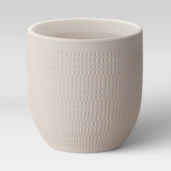 4" Textured Ceramic Planter White - Project 62™ | Target