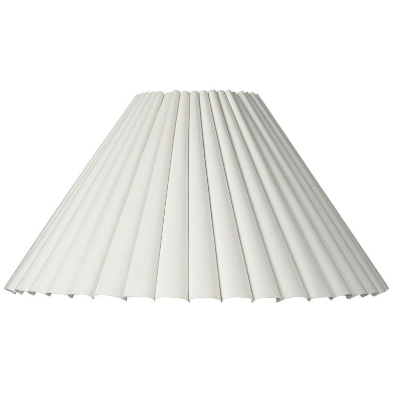 Brentwood Large Box Pleat Empire Lamp Shade 7" Top x 20.5" Bottom x 10.75" High x 12.5" Slant (Sp... | Walmart (US)