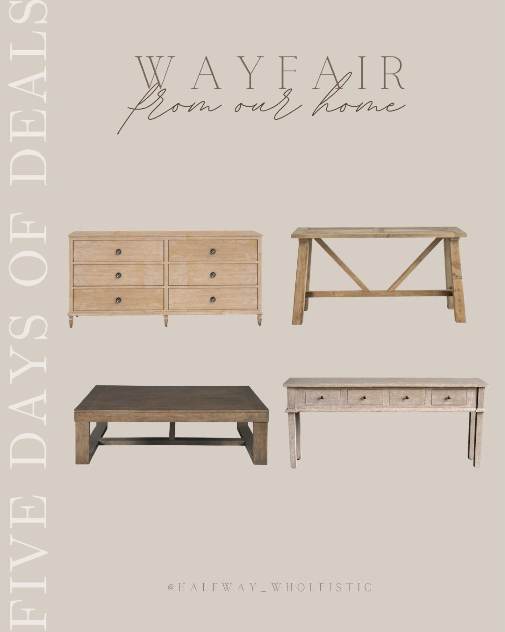 Wayfair’s Fuve Days of Deals ends today! Rounding up all my favorite furniture finds on sale here 👇🏼



#LTKHome #LTKSaleAlert #LTKxWayfair