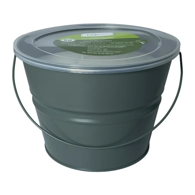 Mainstays 30oz Outdoor Citronella Candle, Sage Green | Walmart (US)