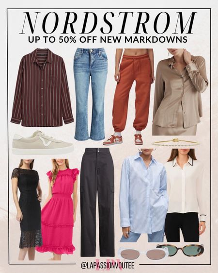 Elevate your style with Nordstrom's latest markdowns! Enjoy up to 50% off on new arrivals, from fashion-forward pieces to must-have accessories. Whether it's a wardrobe refresh or a statement staple, find your perfect fit at unbeatable prices. Don't miss out!

#LTKsalealert #LTKSeasonal #LTKstyletip